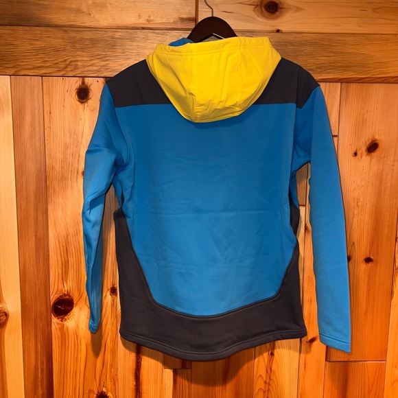 NEW Men’s Eddie Bauer x Homme Femme Collab Fleece Outback Blue Hoodie Jacket NWT - Picture 7 of 14